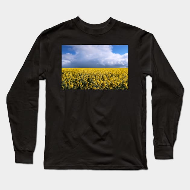 Rapeseed field Long Sleeve T-Shirt by Trine